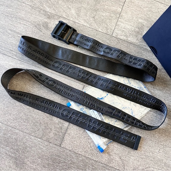NWT Authentic OFF-WHITE Classic Industrial Belt - Picture 5 of 11